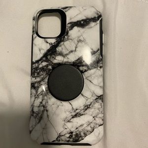 Otter box + Popsocket Marble iPhone 11 Case